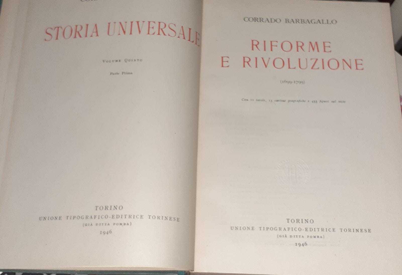 Riforme e rivoluzione (1699-1799). Volume quinto - copertina