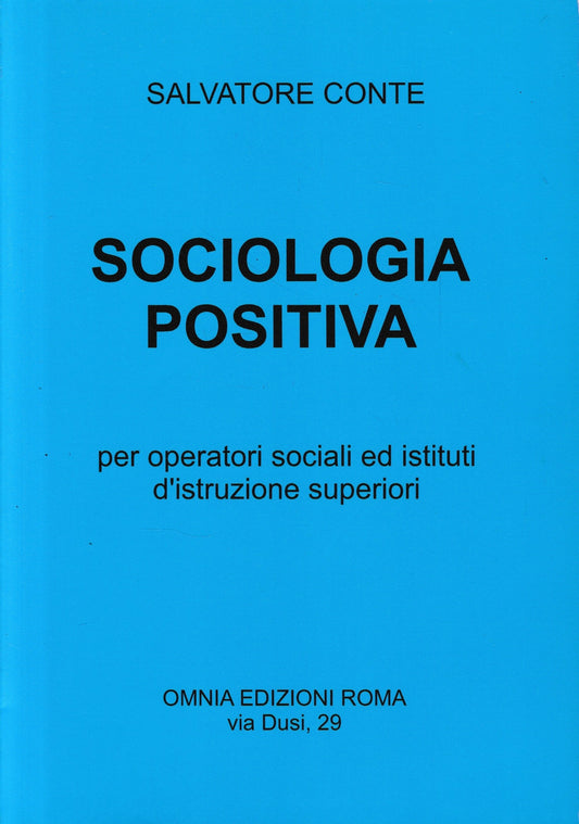 Sociologia Positiva - copertina