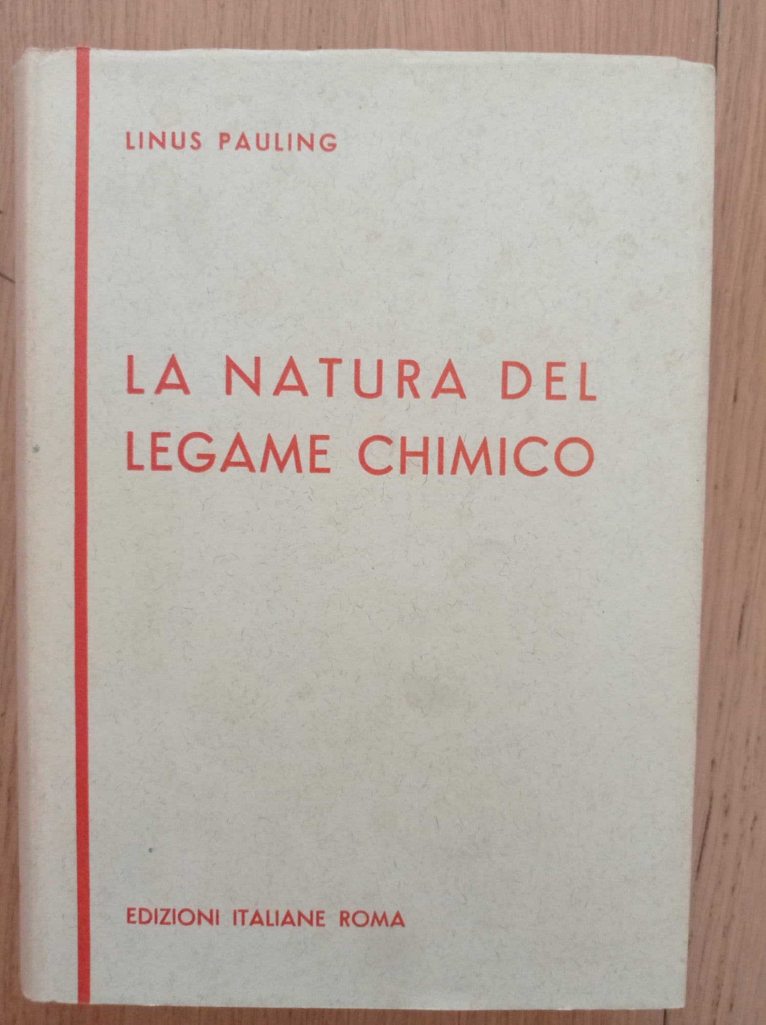 La natura del legame chimico - copertina