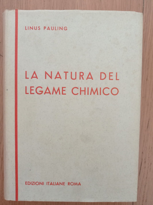 La natura del legame chimico - copertina