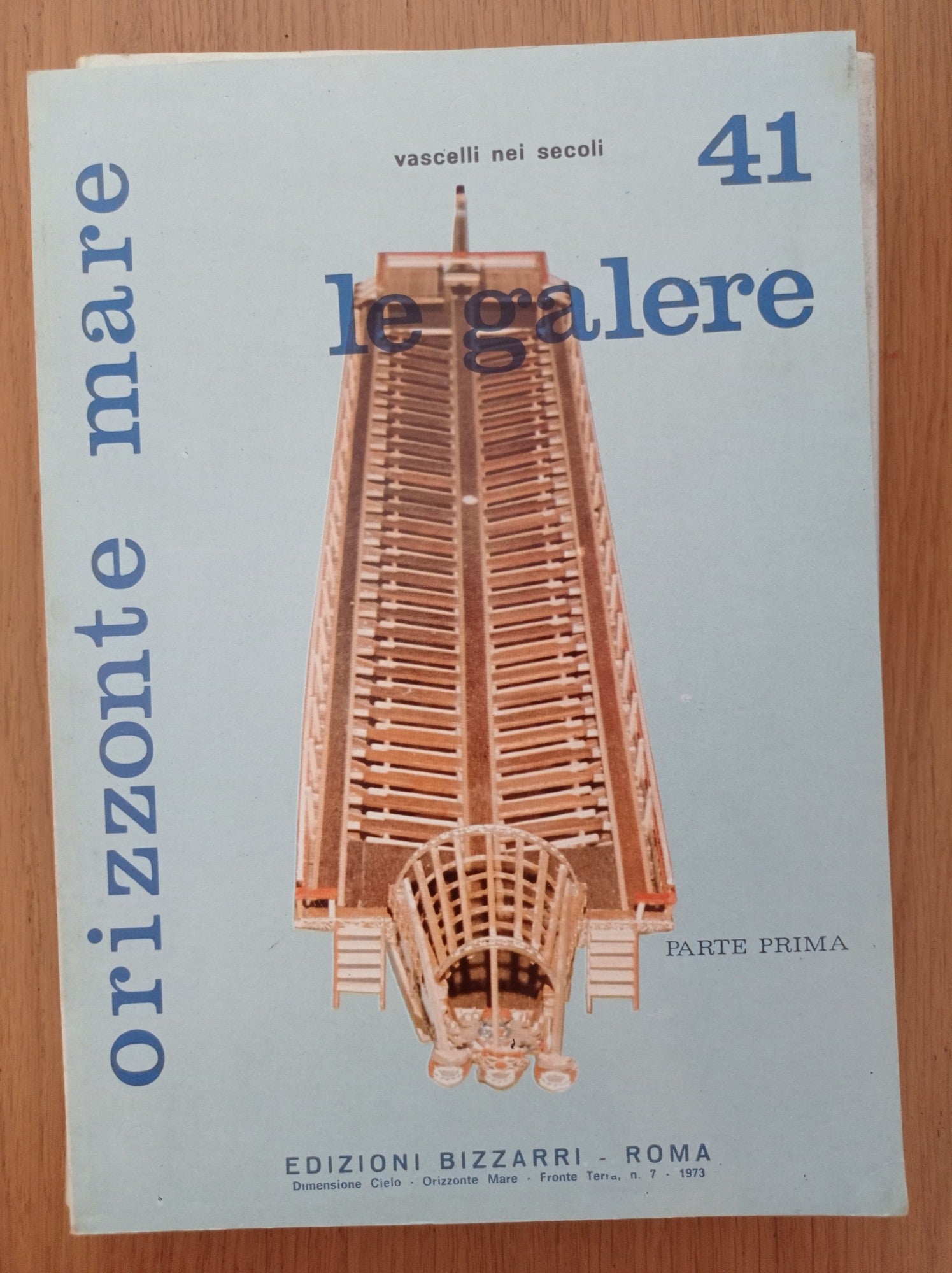 Orizzonte mare 41: le galere - copertina