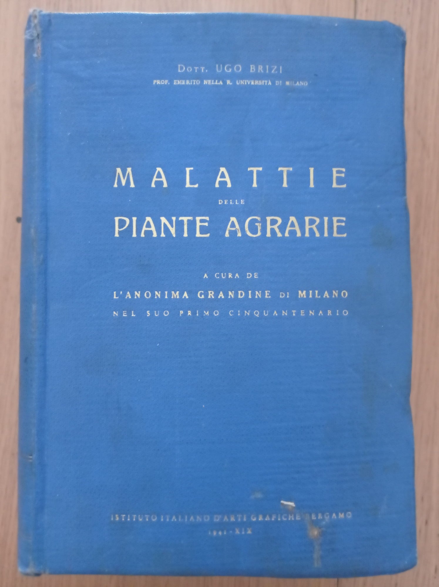Malattie delle piante agrarie - copertina