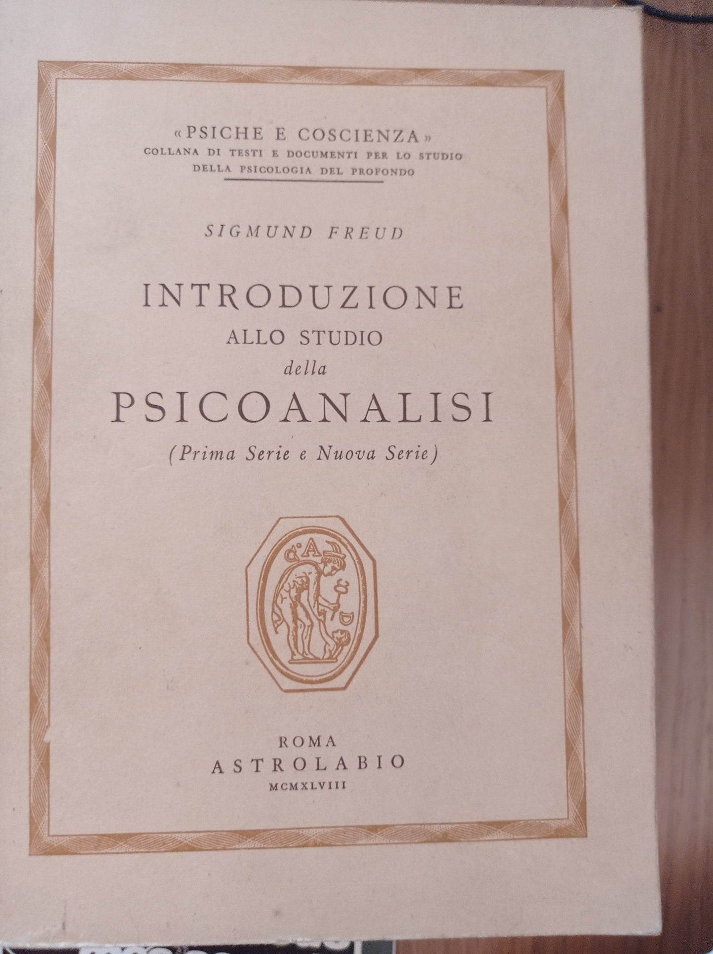 Introduzione allo studio della psicoanalisi - copertina