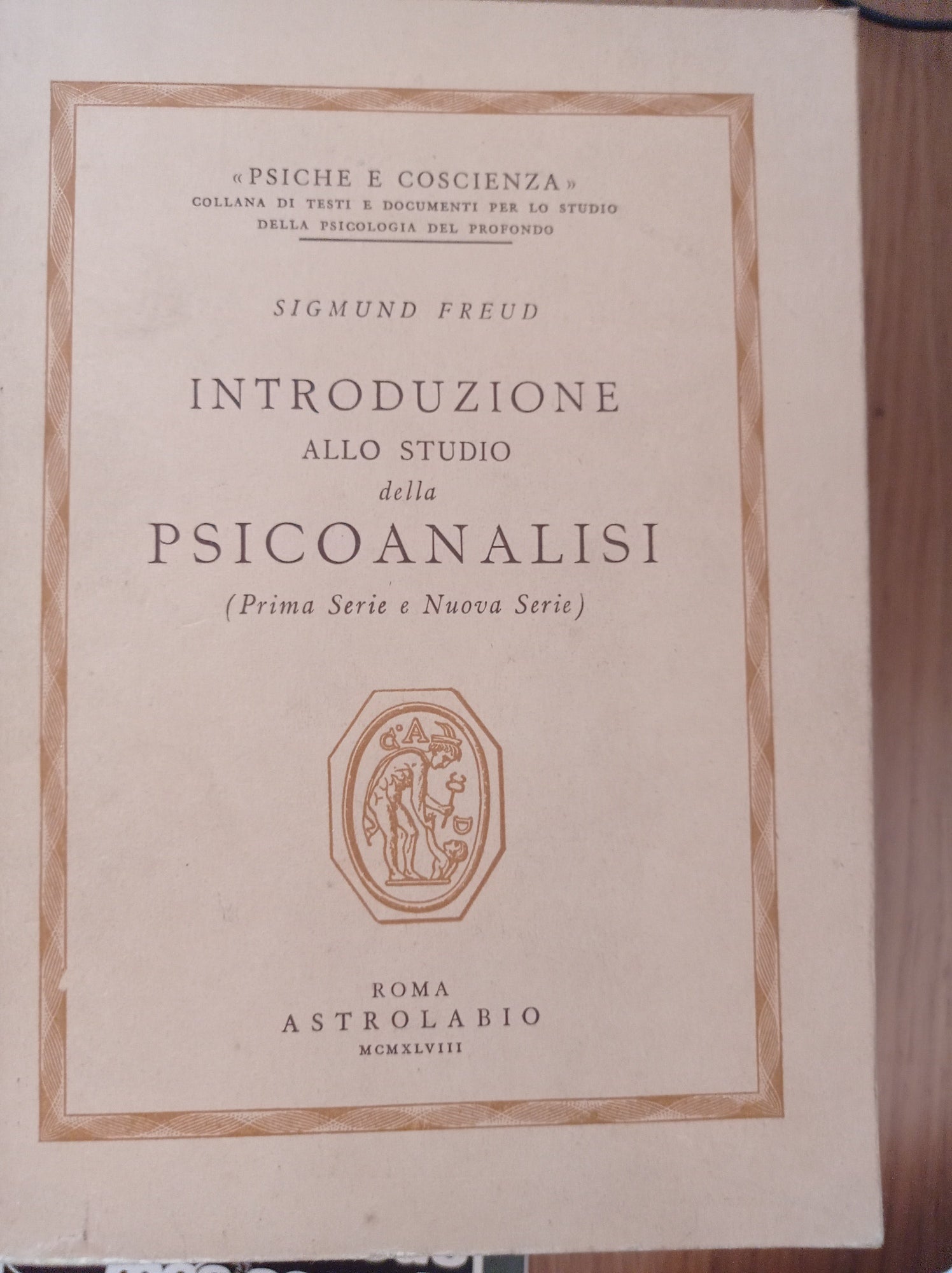 Introduzione allo studio della psicoanalisi - copertina