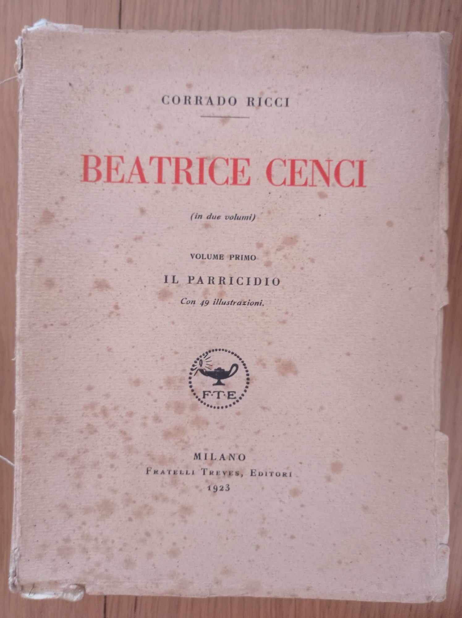 Beatrice Cenci - copertina