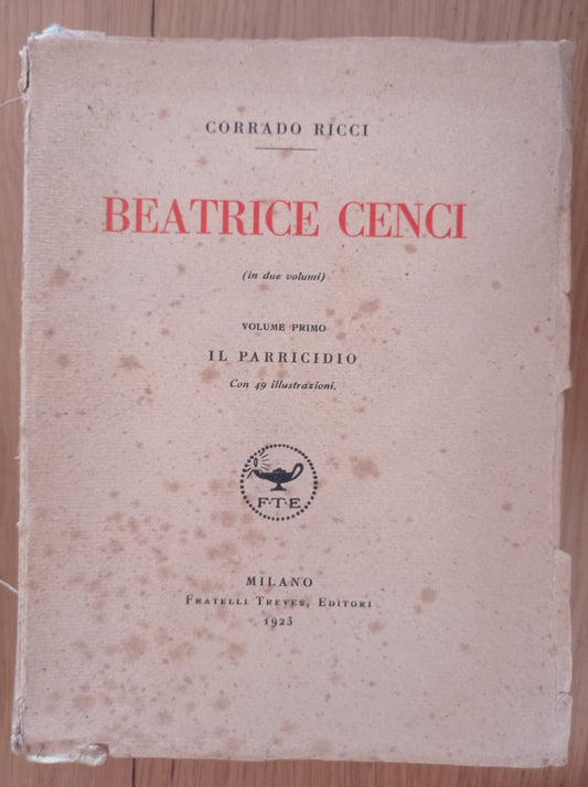 Beatrice Cenci - copertina