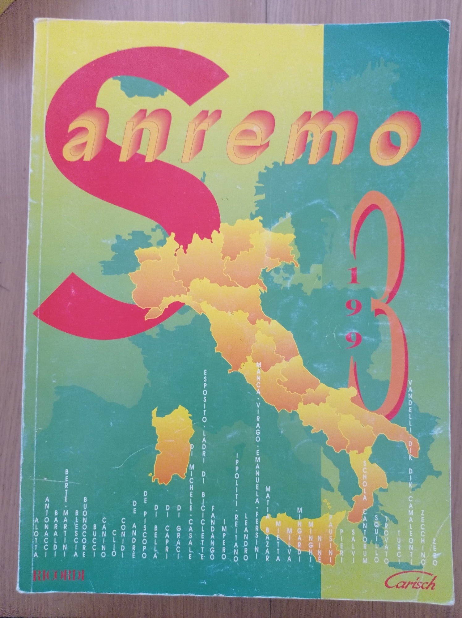 Sanremo 1993 - copertina