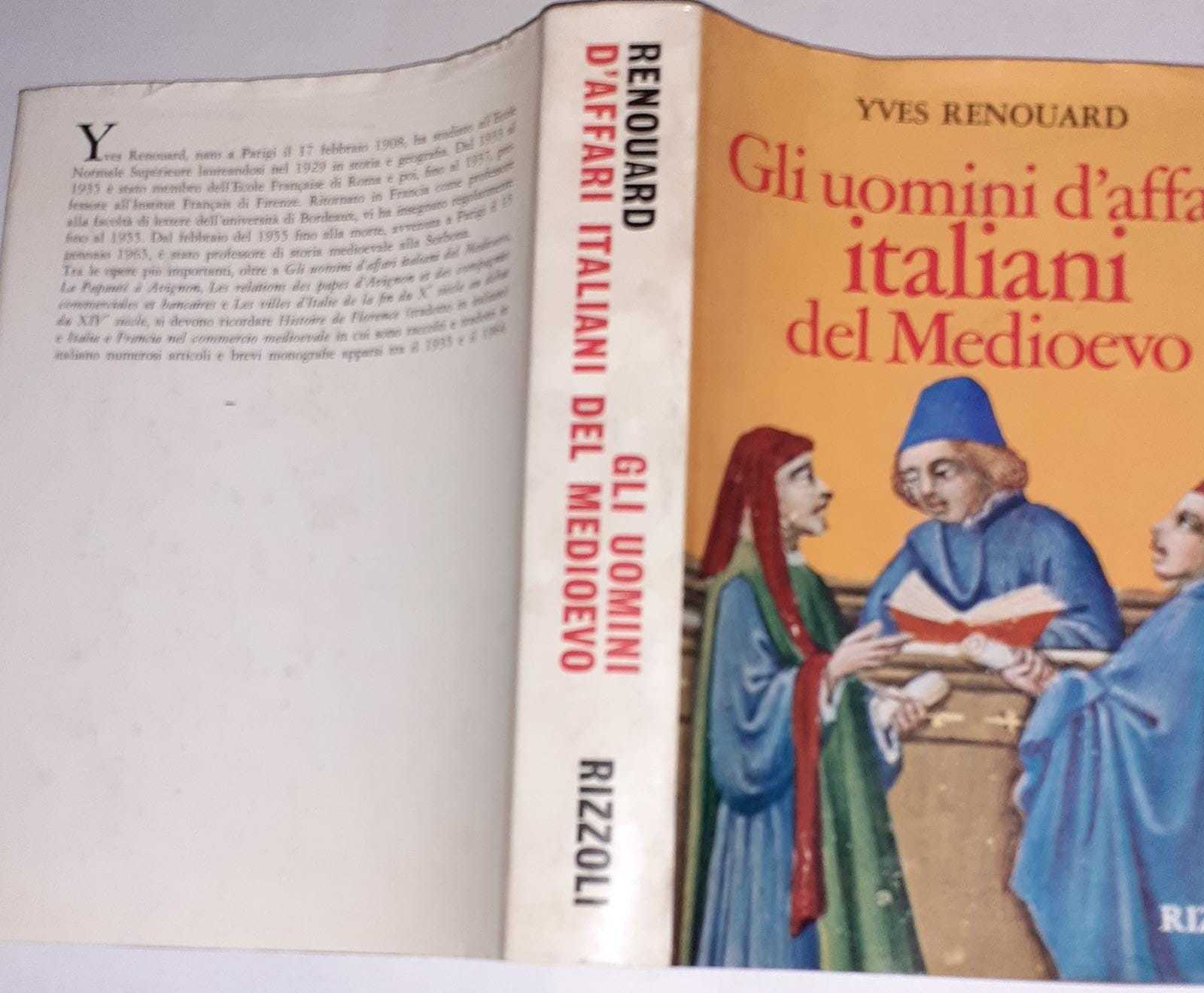 Gli uomini d'affari italiani del Medioevo - copertina