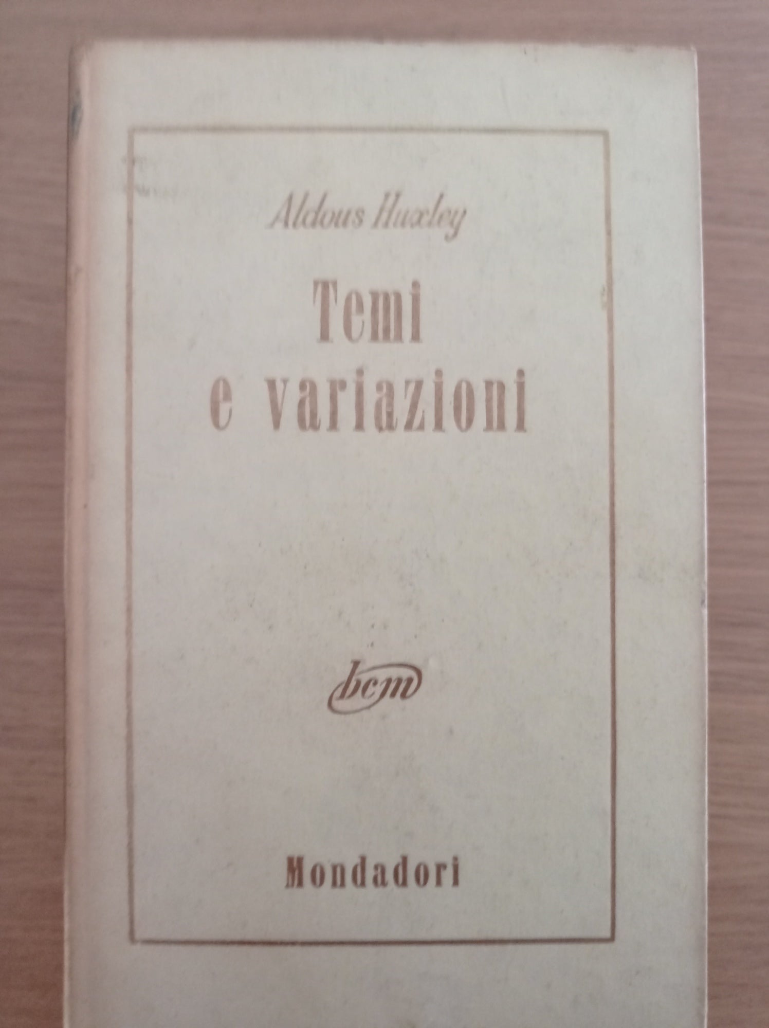 Temi e variazioni - copertina