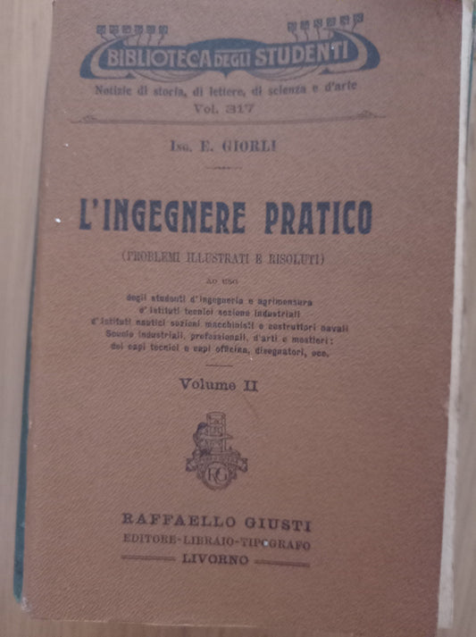 l' ingegnere pratico Vol. II - copertina