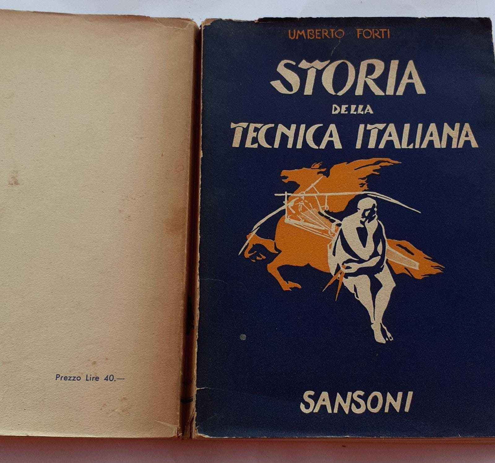 Storia della tecnica italiana - copertina