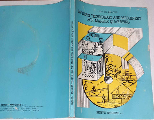 Modern technology and machinery for marblr quarrying - copertina