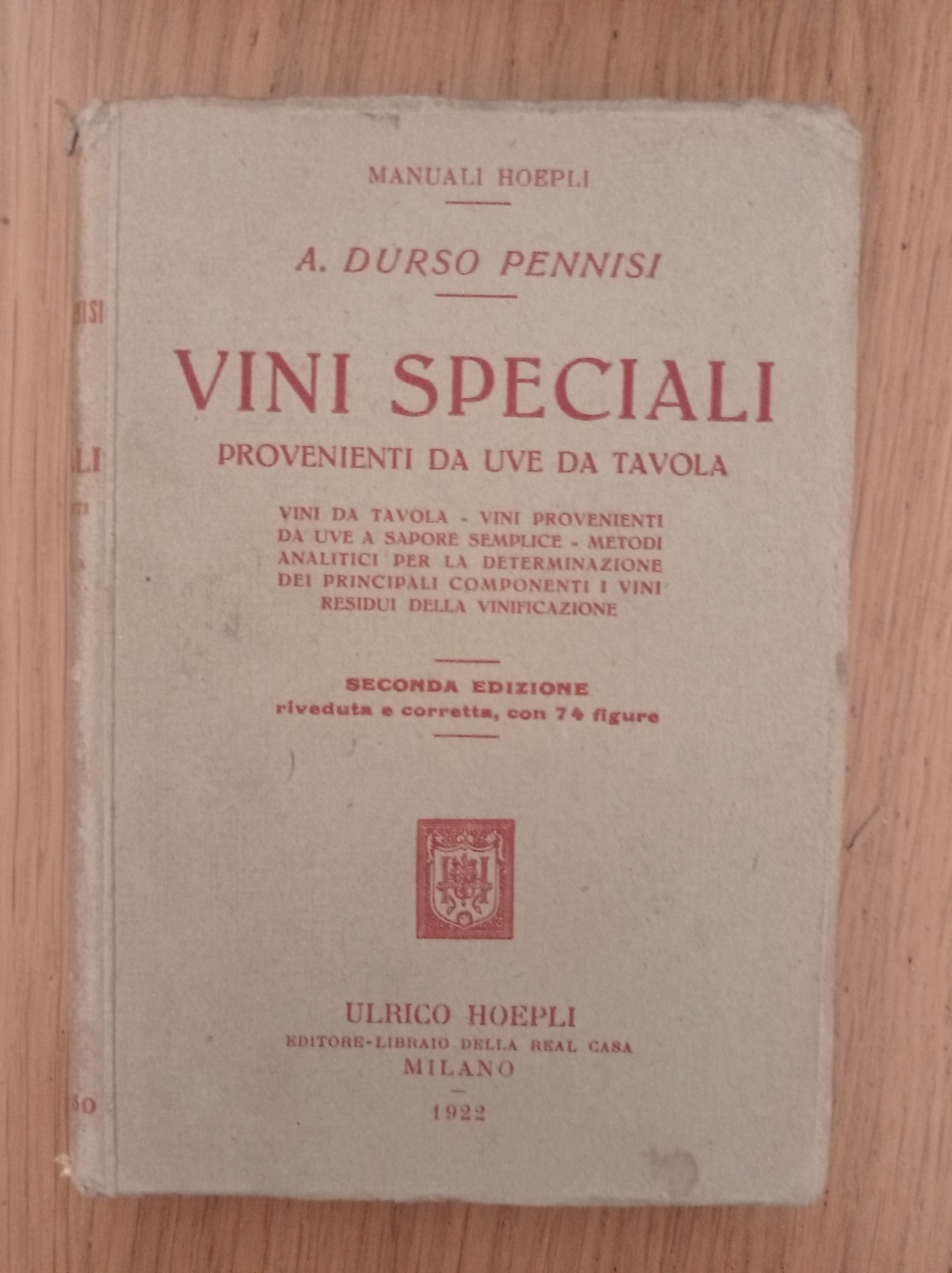 Vini speciali provenienti da uve da tavola - copertina