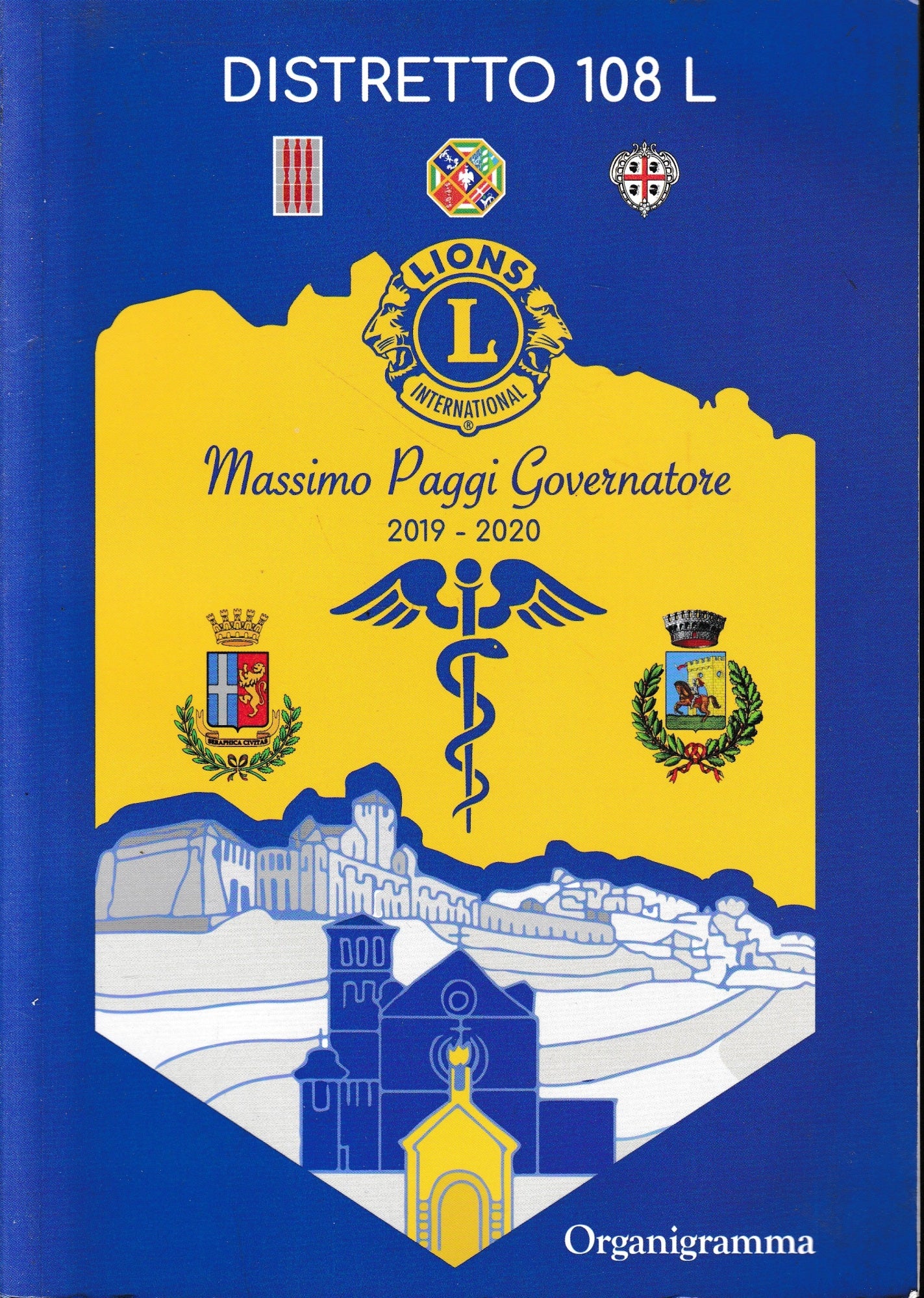 Distretto 108 L Massimo Paggi Governatore 2019-2020. Organigramma - copertina