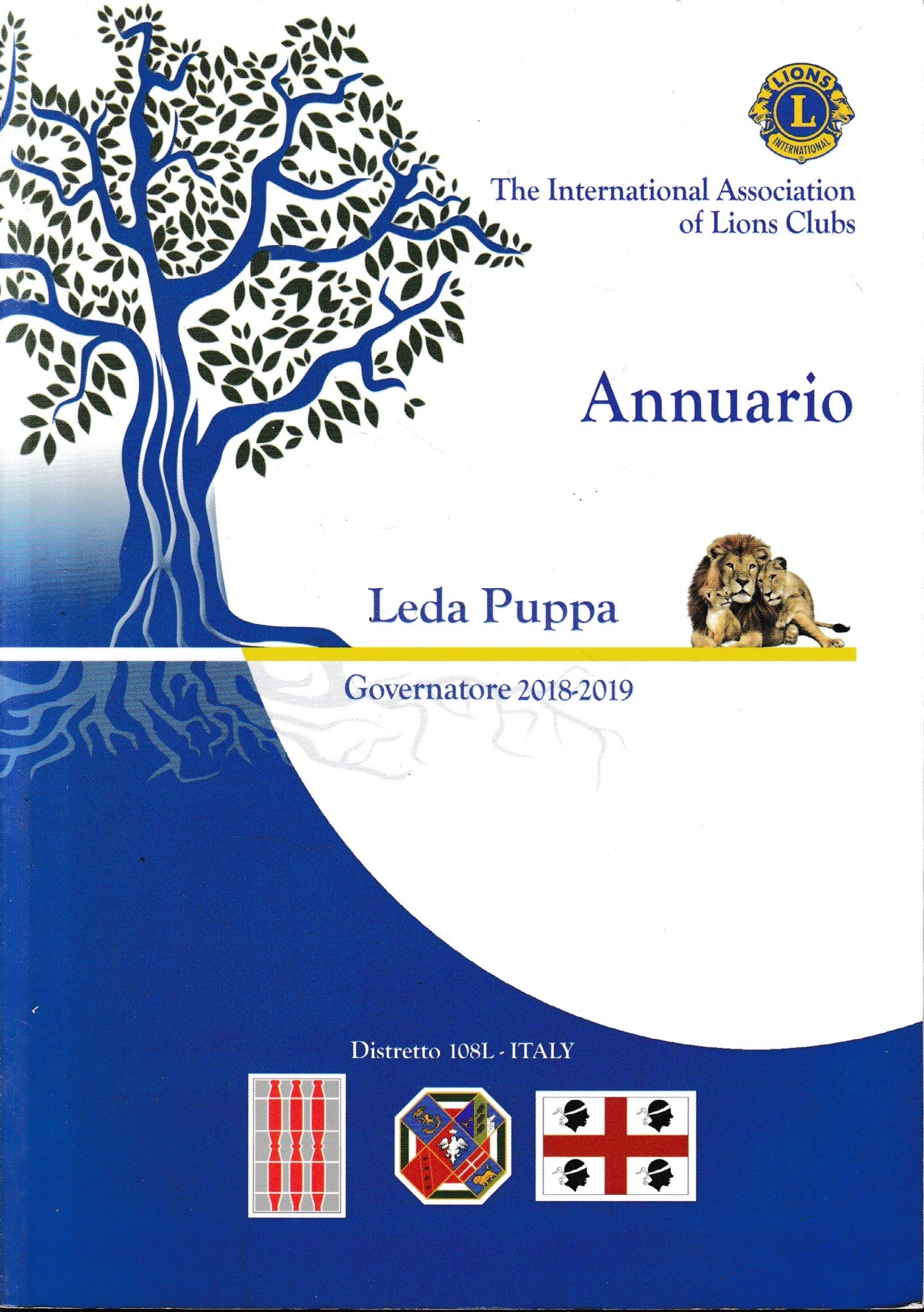 Distretto 108 L Ledda Puppa Governatore 2018-2019. Annuario - copertina