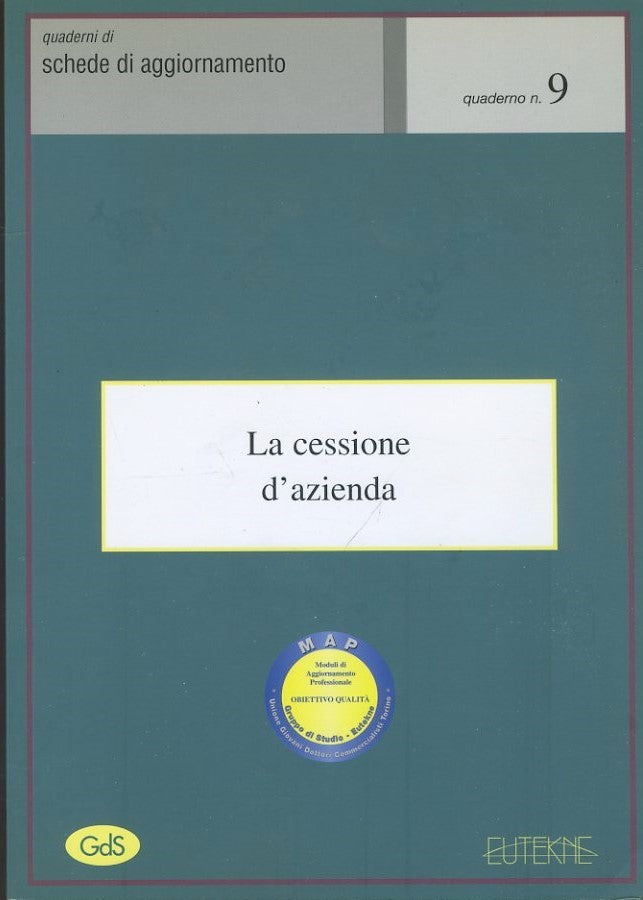 La cessione d'azienda - copertina