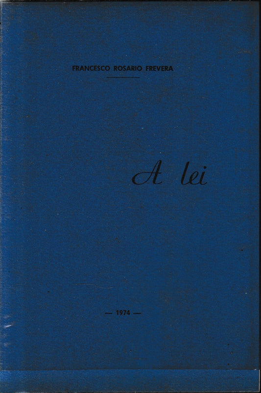 A lei - copertina