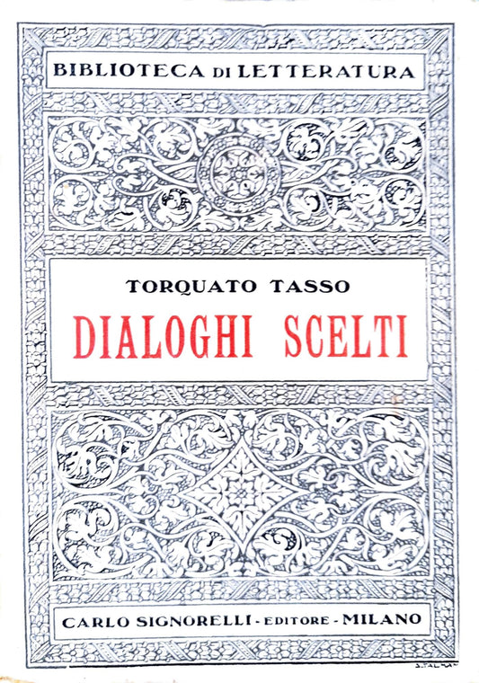 Dialoghi scelti - copertina