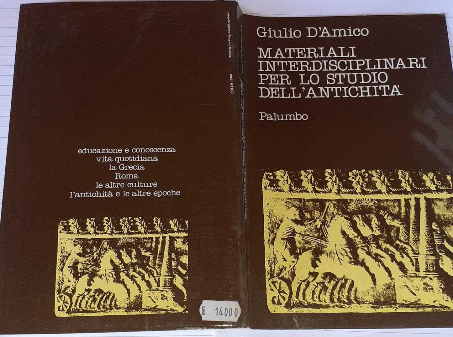 Materiali interdisciplinari  per lo studio dell'antichita' - copertina