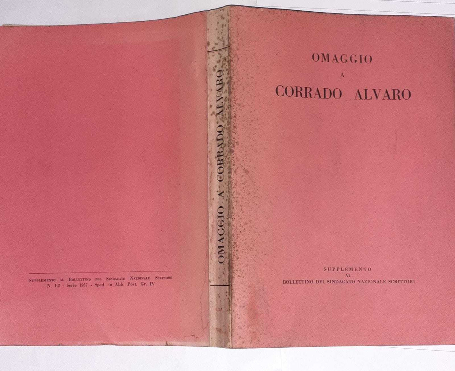 Omaggio a Corrado Alvaro - copertina