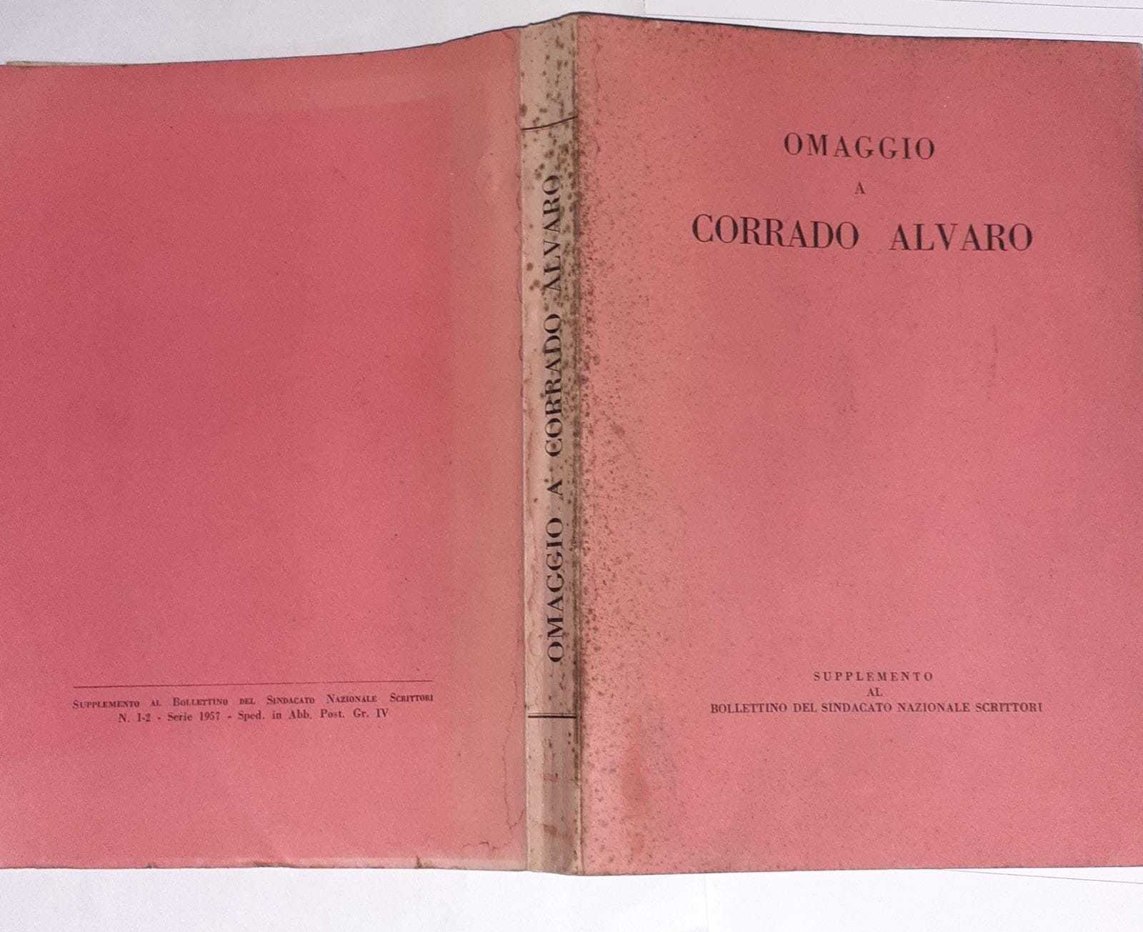 Omaggio a Corrado Alvaro - copertina