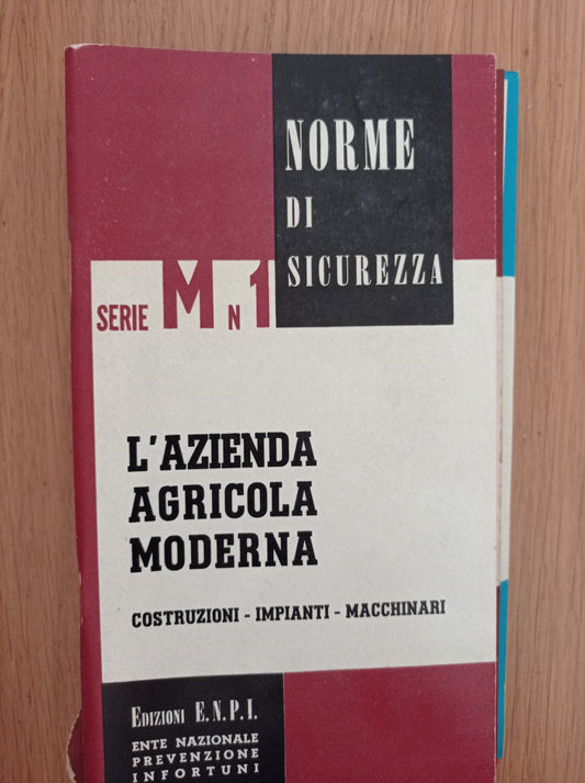 L' azienda agricola moderna costruzioni - impianti - macchinari - copertina
