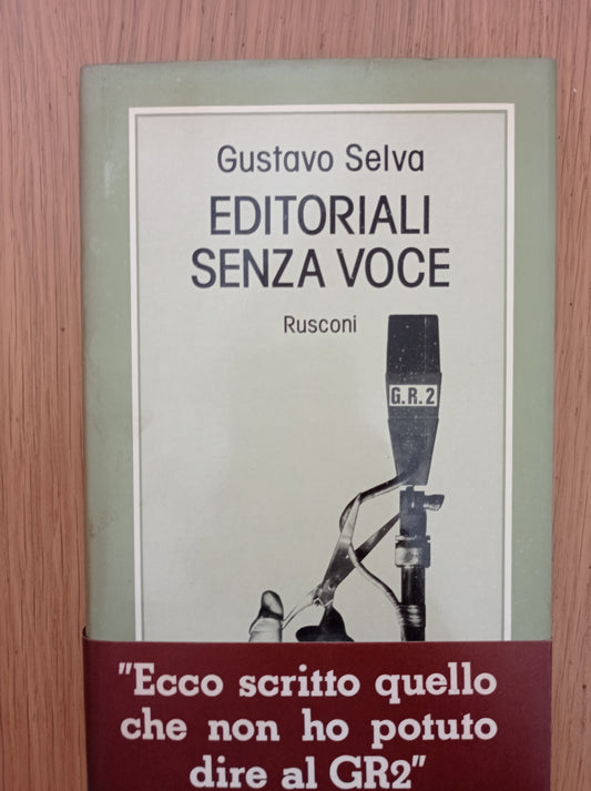 Editoriali senza voce - copertina