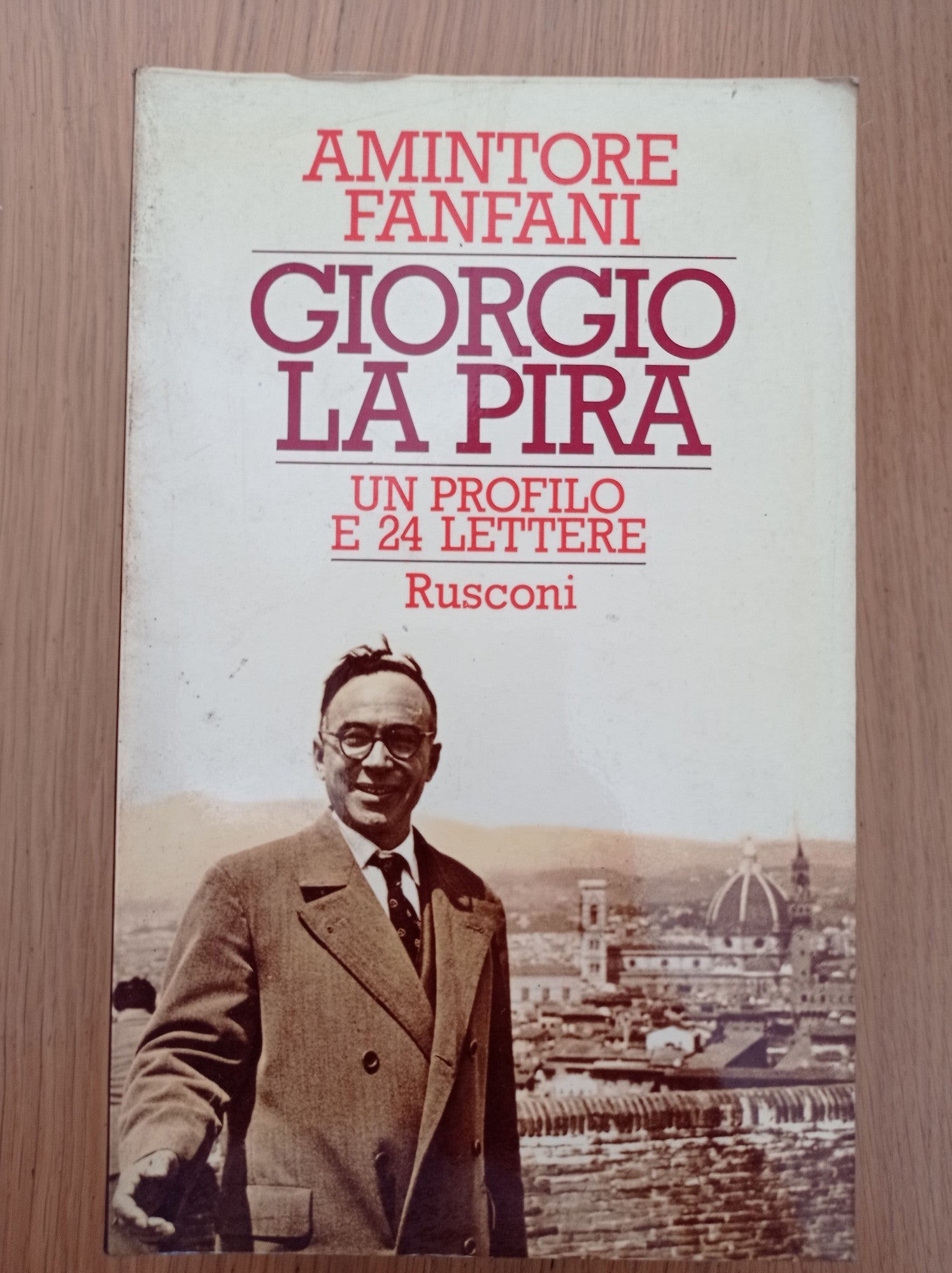 Giorgio La  Pira un profilo e 24 lettere - copertina
