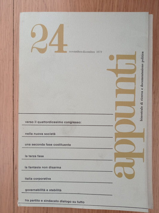 Appunti 24 - copertina
