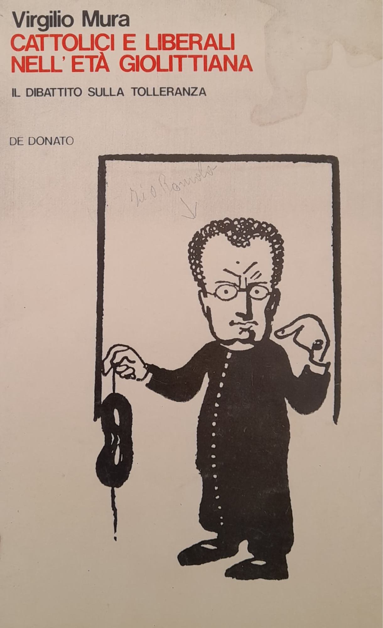 Cattolici e liberali nell'età giolittiana. Il dibattito sulla tolleranza. - copertina