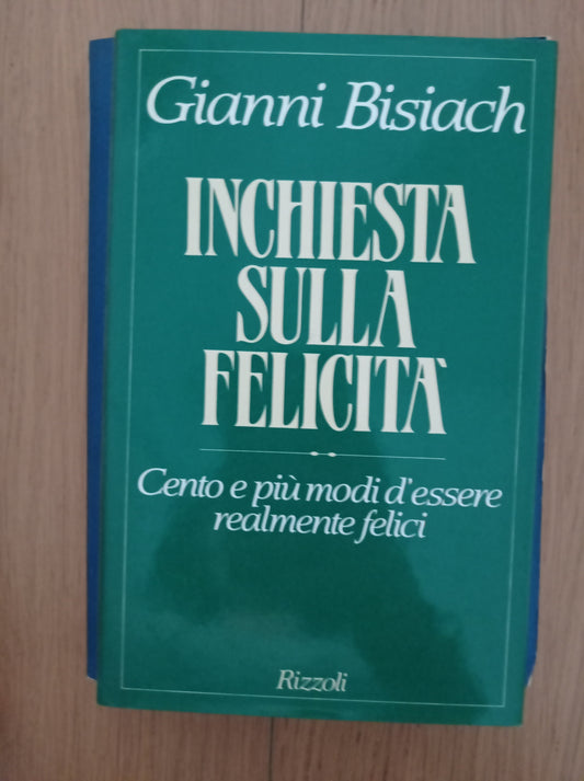 Inchiesta sulla felicità - copertina