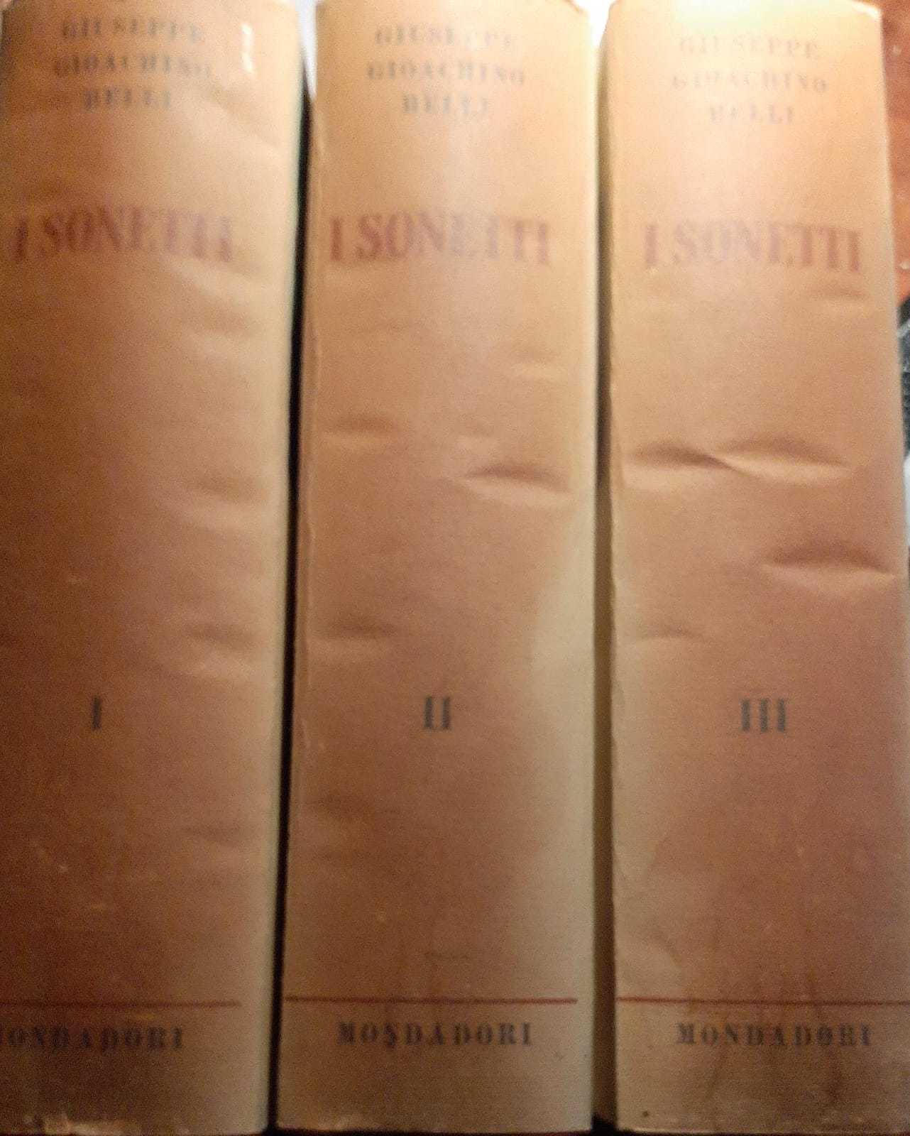 I Sonetti . Volume I II III - copertina