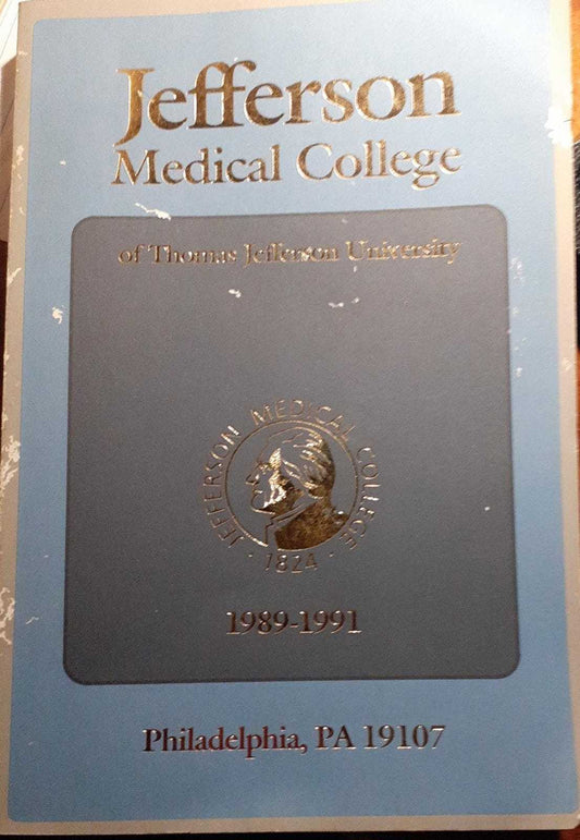 Jefferson medical college 1989-1991 - copertina