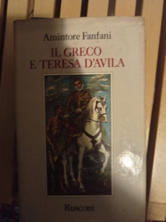 Il greco e Teresa d'Avila - copertina