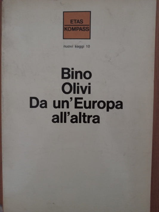 Da un'Europa all'altra - copertina