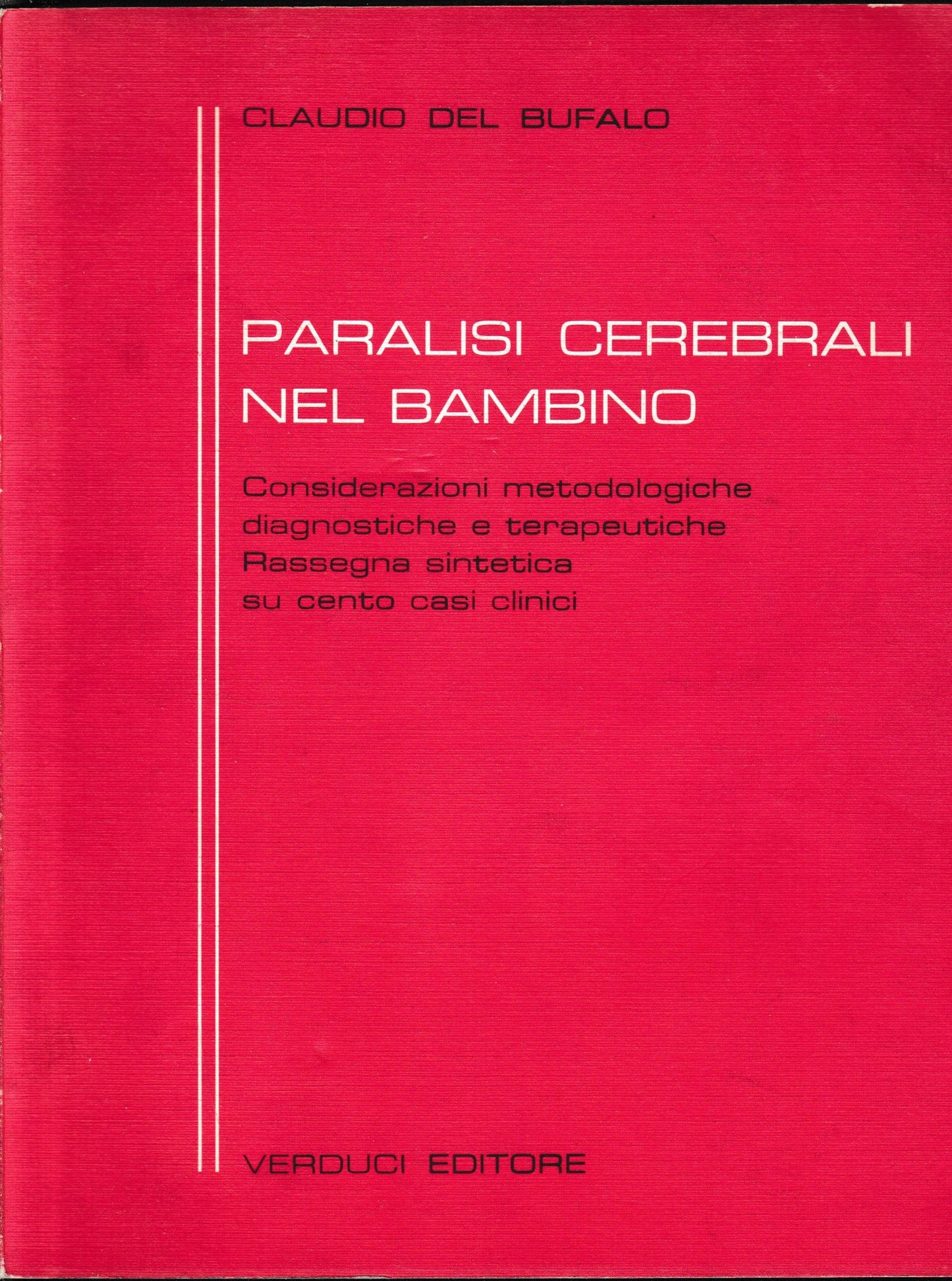 Paralisi cerebrali nel bambino - copertina