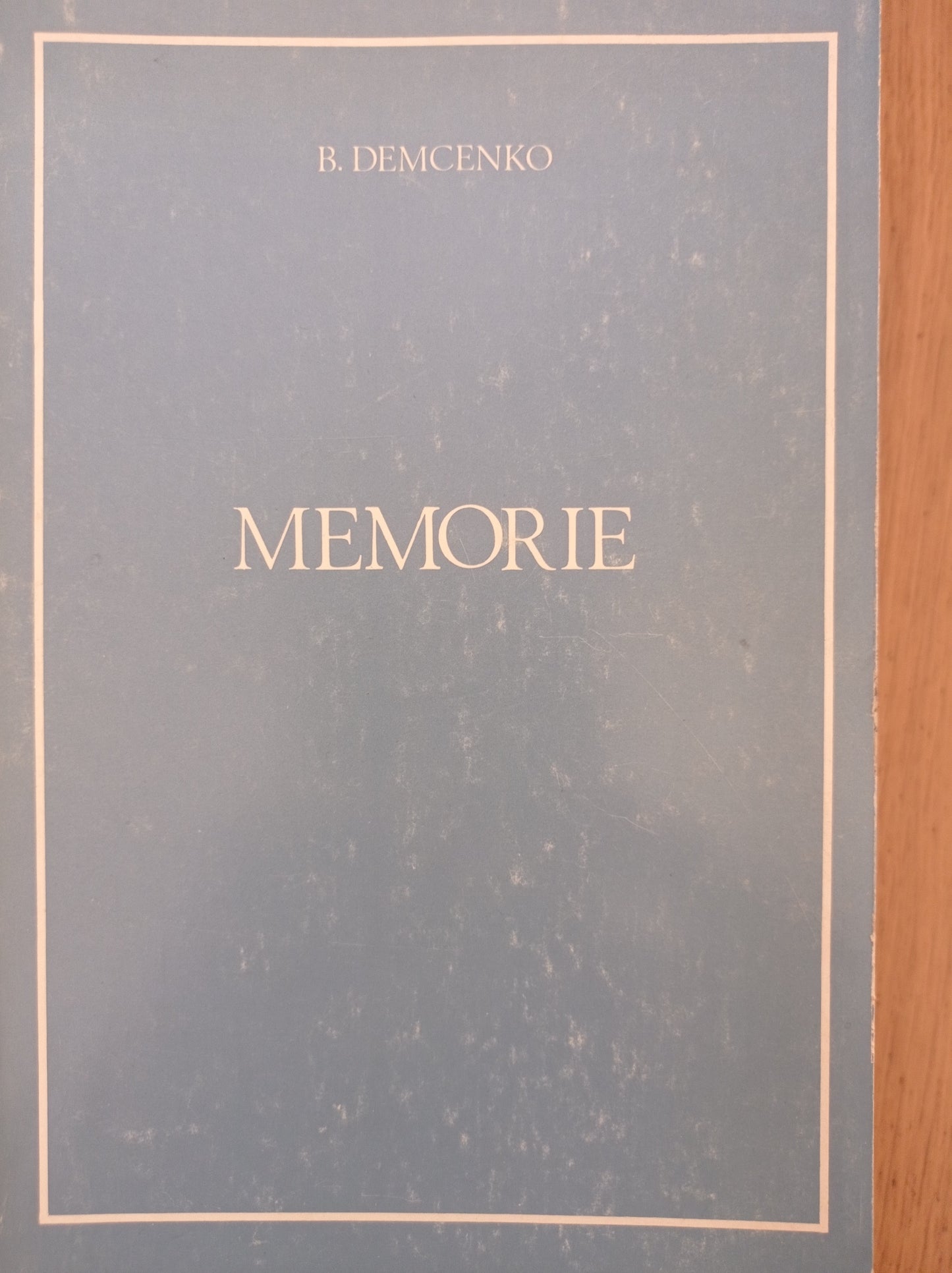 Memorie - copertina