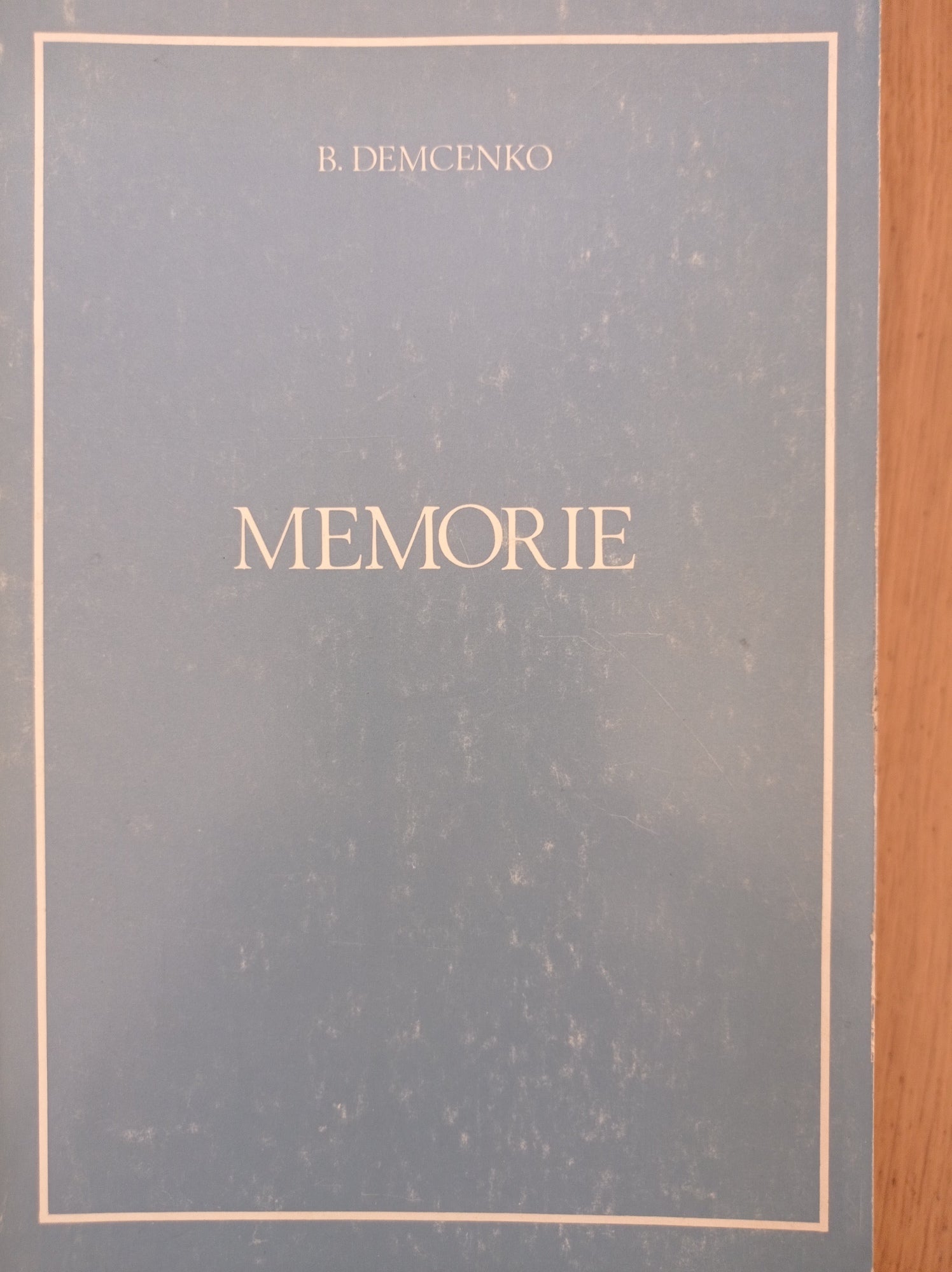 Memorie - copertina
