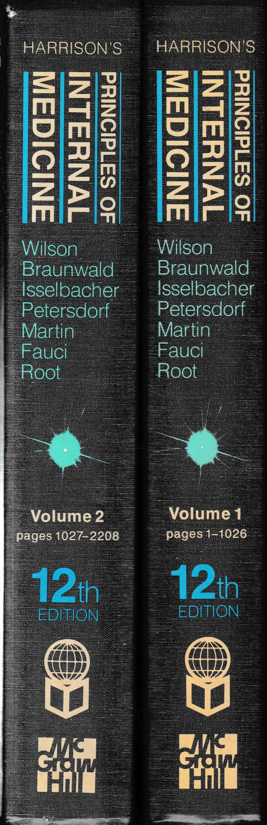 Harrison's Principles of Internal Medicine, due volumi. - copertina