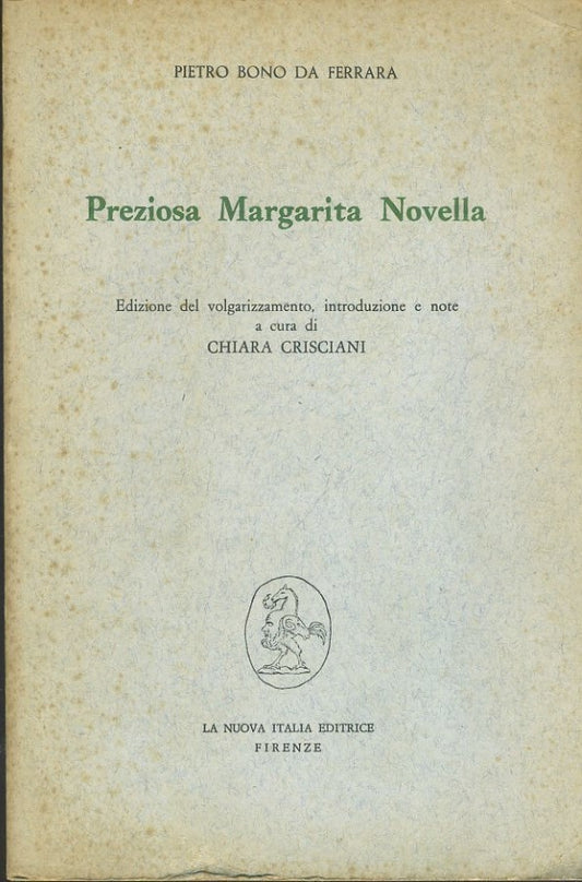 Preziosa Margarita Novella - copertina