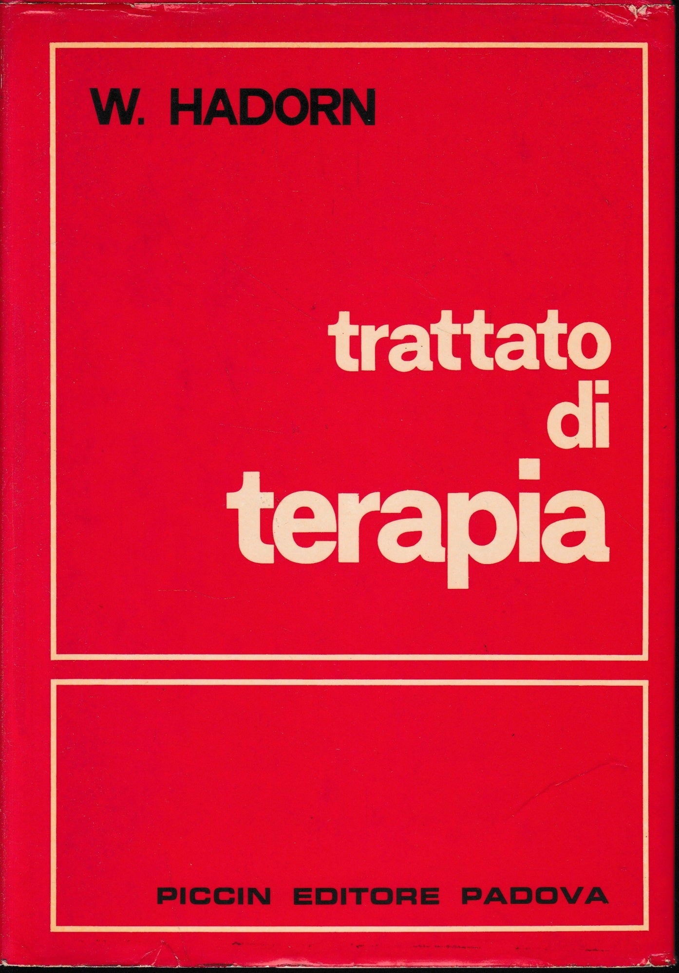Trattato di terapia - copertina