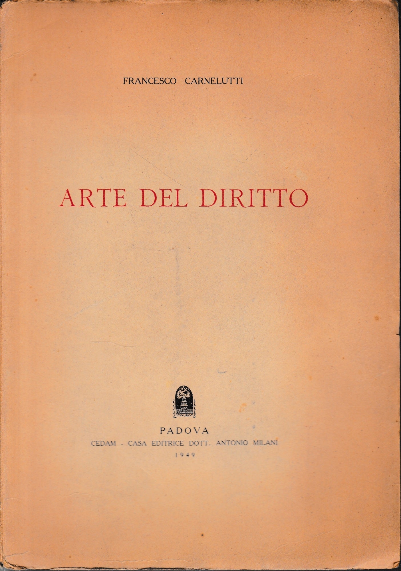 Arte del diritto - copertina