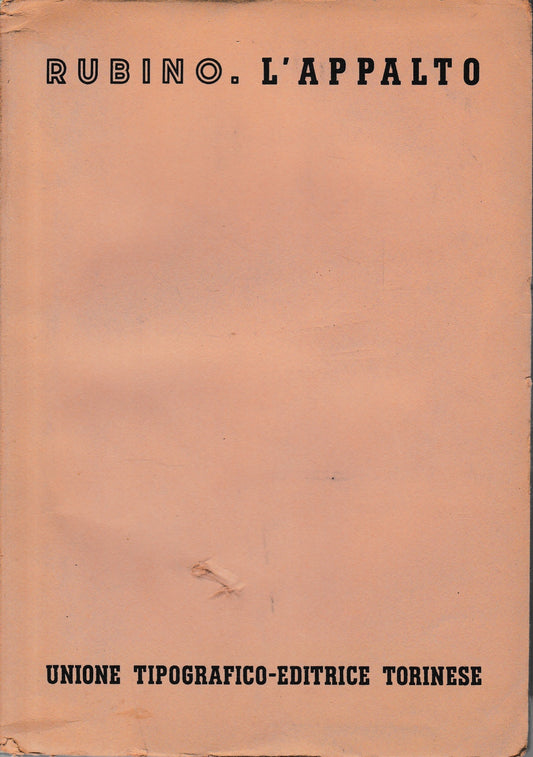 L'appalto - copertina