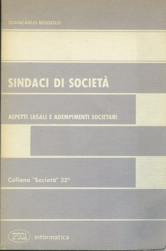 Sindaci di società - copertina
