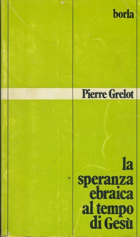 La speranza ebraica al tempo di Gesù - copertina