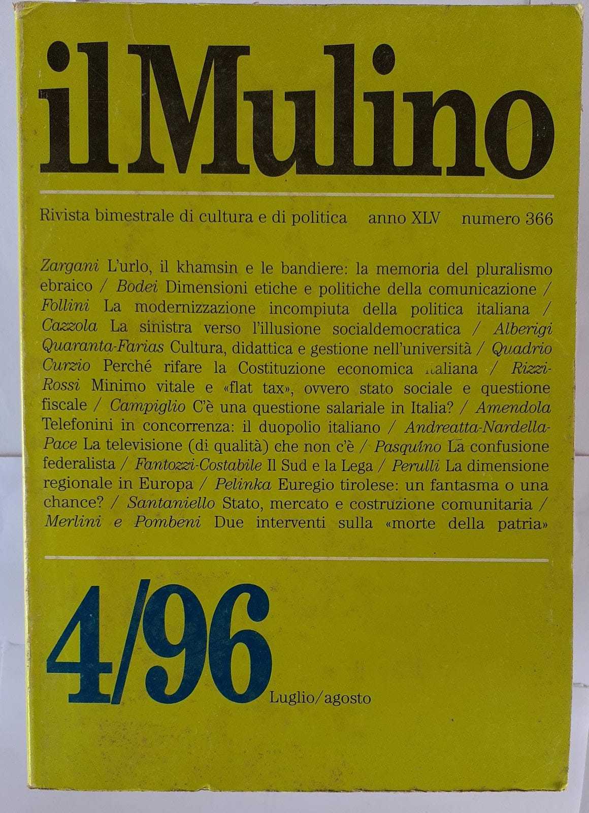 Il Mulino 366 - copertina
