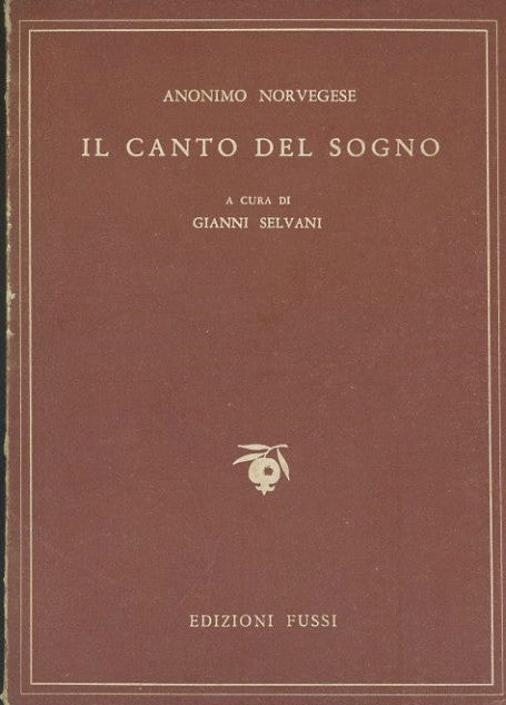 Il canto del sogno - copertina