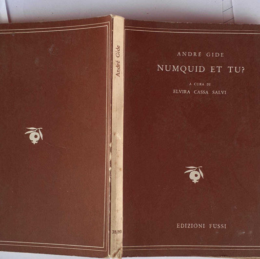 Numquid et tu? - copertina