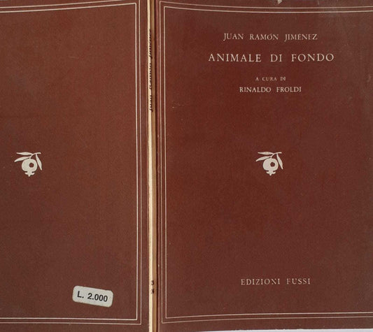 Animale di fondo - copertina