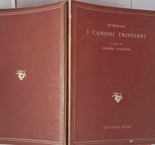 I canoni trinitari - copertina